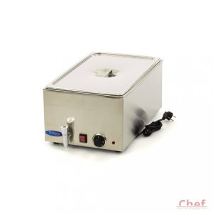 Maxima Ipari melegentartó Bain Marie 1/1 GN /w Tap, csappal GN 1/1 150mm mély edényt tartalmazza a csomag