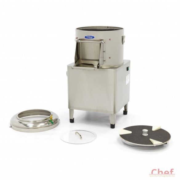 Maxima Ipari burgonyakoptató zöldség tisztítógép, Peeler MPP 8, kapacitás: 8kg, 160kg/óra