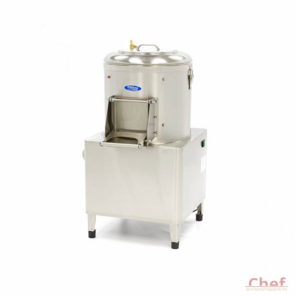 Maxima Ipari burgonyakoptató zöldség tisztítógép, Peeler MPP 15, kapacitás: 15kg, 300kg/óra