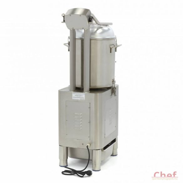 Maxima Ipari burgonyakoptató zöldség tisztítógép,Deluxe Peeler DPP 15, kapacitás: 15kg, 300kg/óra