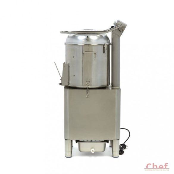 Maxima Ipari burgonyakoptató zöldség tisztítógép, Deluxe Peeler DPP 20, kapacitás: 20kg, 400kg/óra