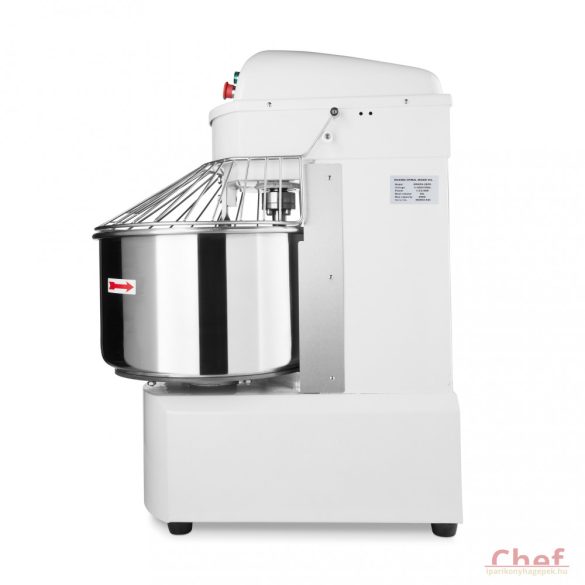 Maxima ipari dagasztógép, tésztagép,Spiral Kneader MSM 130, 80kg tésztához, 2 sebesség