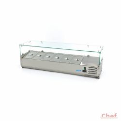   Maxima Ipari hűtőszekrény, 6*1/3 140cm -Refrigerated Display Curve asztali feltéthűtő