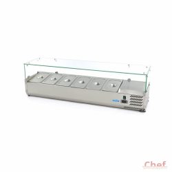   Maxima Ipari hűtőszekrény, 6*1/3 150cm - Refrigerated Display Curve asztali feltéthűtő