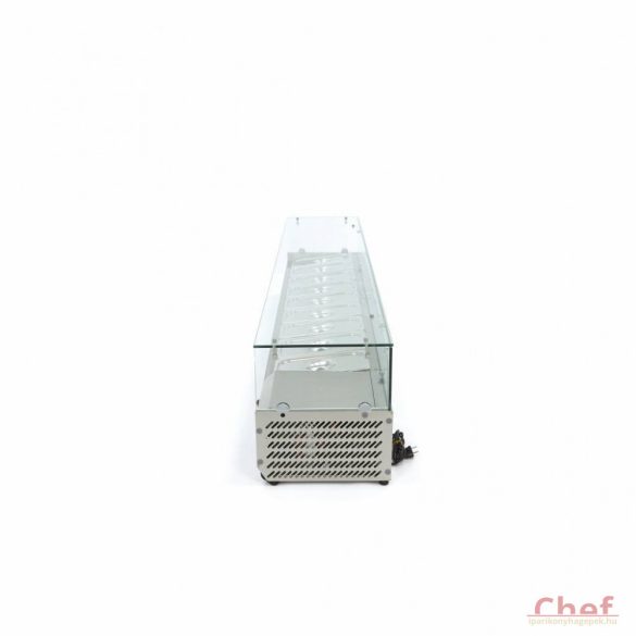 Maxima Ipari hűtőszekrény, 9*1/3 200cm - Refrigerated Display Curve asztali feltéthűtő