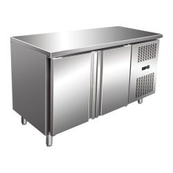   Maxima Ipari hűtött munkaasztal, Refrigerated Work Table WTC 2, munkaasztal hűtőszekrény 314l