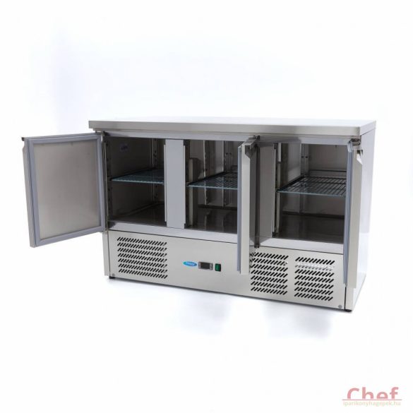 Maxima Ipari hűtött munkaasztal, Refrigerated Work Table SAL 903, munkaasztal hűtőszekrény 400l