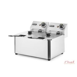 HENDI ipari olajsütő, fritőz, 2 x 4L, 2x3000W