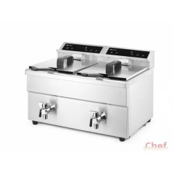   HENDI ipari olajsütő, fritőz, Kitchen line, Indukciós, 2x8L, 2x3500W 