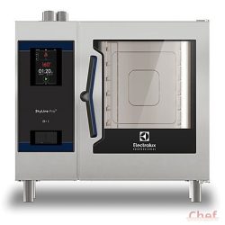   Electrolux Skyline PROS direkt vízbefecskendezéssel, érintőképernyős vezérléssel, Ipari sütő, elektromos kombisütő 6GN 1/1