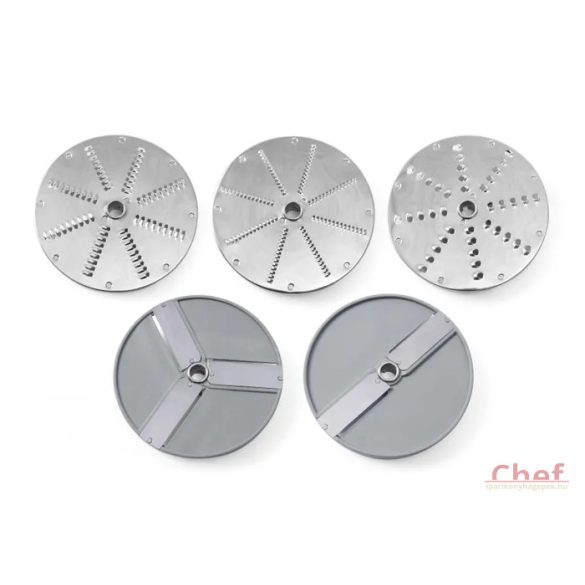 HENDI Ipari szeletelőgép zöldséghez, heavy Duty,5db szeletelő tárcsát tartalmaz az ár