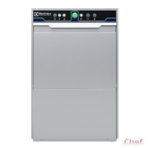 Electrolux ipari mosogatógép Dupla falú, Pohármosogató, ürítő pumpa és vegyszer adagolóval 3,3kW 40*40