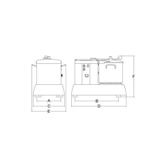 SIRMAN ipari Kutter, C-tronic 6, Állítható sebesség, fordulat szabályozás, 6 liter