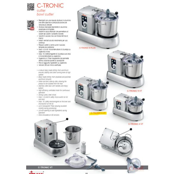 SIRMAN ipari Kutter, C-tronic 6, Állítható sebesség, fordulat szabályozás, 6 liter