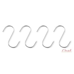   HENDI rozsdamentes akasztó kampó 4db/csomag 4féle méretben választható