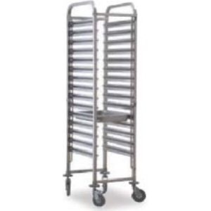 Inox regál, 15× 60*40cm tálca Inox regál, 15× 60*40cm tálca