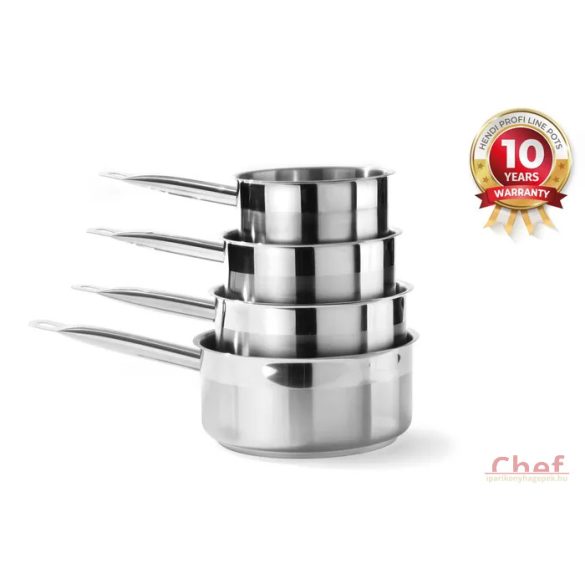 HENDI Ipari nyeles lábas, mártásos lábas, adagos forraló 3 liter 