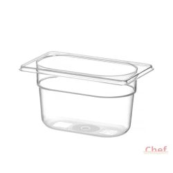   HENDI GN edény, Polikarbonat GN 1/9 választható magassággal