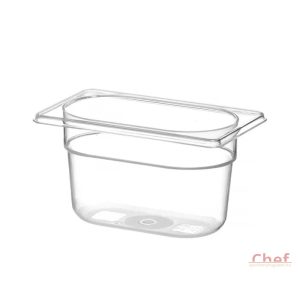 HENDI GN edény, Polikarbonat GN 1/9 választható magassággal