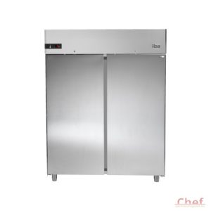 Ilsa Neos Ipari hűtőszekrény, 2 ajtós digitális rm acél hűtőszekrény, 1400lt (-2/+8) R290 C energia osztály