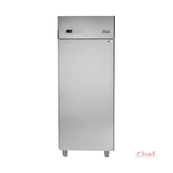 Ilsa Essential Ipari hűtőszekrény, 1 ajtós digitális rm acél hűtőszekrény, 600lt (-2/+8) R290 C energia osztály
