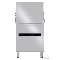 KRUPPS ipari mosogatógép K1100E Átmenő rendszerű mosogató gép 400V, 6,52kW, Éríntőképernyős kijelzéssel, lefolyó szivattyú külön rendelhető