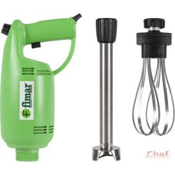   FIMAR ipari kézi botmixer FX40, 400mm szárral, habverővel, 400W, Állítható sebesség