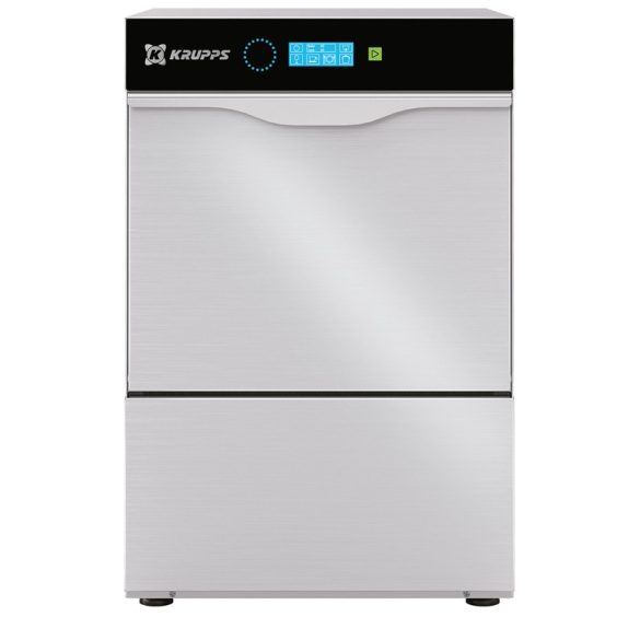 KRUPPS ipari mosogatógép C327, Pohármosogató gép 230V, 2,79kW, érintőképernyős kijelzővel, lefolyó szivattyú bele külön rendelhető