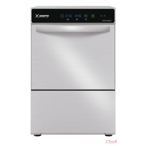 KRUPPS ipari mosogatógép C432, Pohár és tányérmosogató gép 230V, 2,86 kW,Öblítő és mosogatószer adagolóval, lefolyó szivattyú külön rendelhető