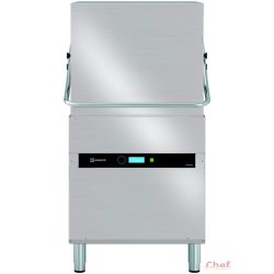 KRUPPS ipari mosogatógép K1100E Átmenő rendszerű mosogató gép 400V, 6,52kW, Éríntőképernyős kijelzéssel, lefolyó szivattyú külön rendelhető