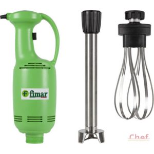 FIMAR ipari kézi botmixer MX40, 400mm szárral, habverővel, 400W, Állítható sebesség