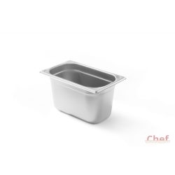 GN 1/4 150mm, Gasztronorm rozsdamentes edény